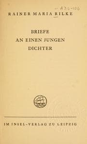 Cover of Letters to a young poet