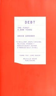Cover of Debt: The First 5,000 Years