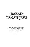Cover of Babad Tanah Jawi